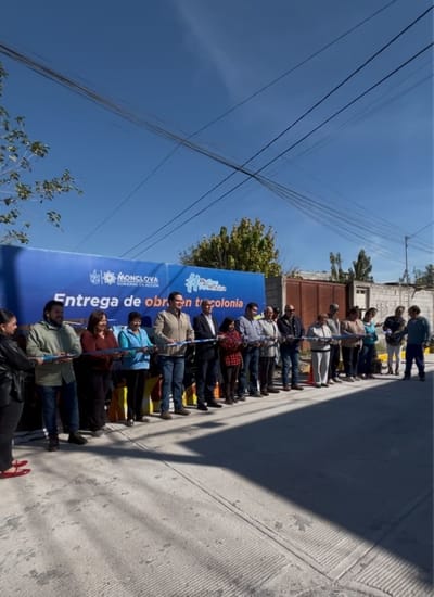 El ayuntamiento entrega obras de pavimentación en la colonia 23 de Abril