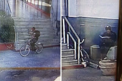 Ladrón roba bicicleta frente al Magic Bowl mientras fingía leer un libro