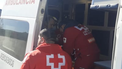 Cafre fantasma derriba a motociclista 
