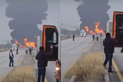 Fuerte accidente en la carretera 57 provoca cierre total de vías