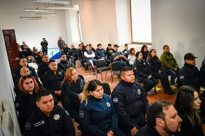 Policías de Monclova reciben primer curso de capacitación en Medio Alternos de Solución a Conflictos