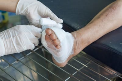 Cómo curar heridas de manera segura en personas con diabetes