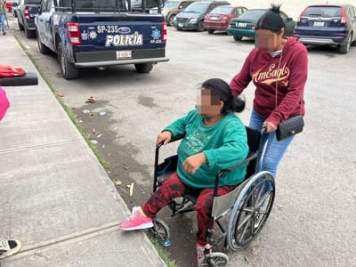 Joven ataca a su madre en silla de ruedas; fue detenido por la Policía