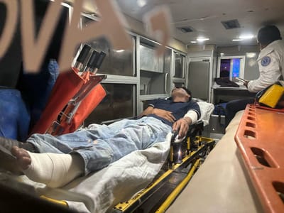 Accidente en la Avenida Oriente deja a dos menores heridos tras impacto con automóvil que se dio a la fuga