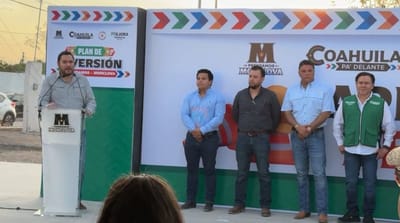 Inicia la construcción de cancha de usos múltiples en la 5 de Abril