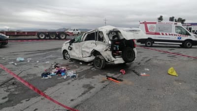 Choque en la carretera Monclova-Saltillo cobra dos vidas