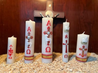 Los cirios lideran la demanda de artículos religiosos durante la Semana Santa.