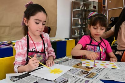 Mini Pape aún tiene espacios para niños creativos en primavera