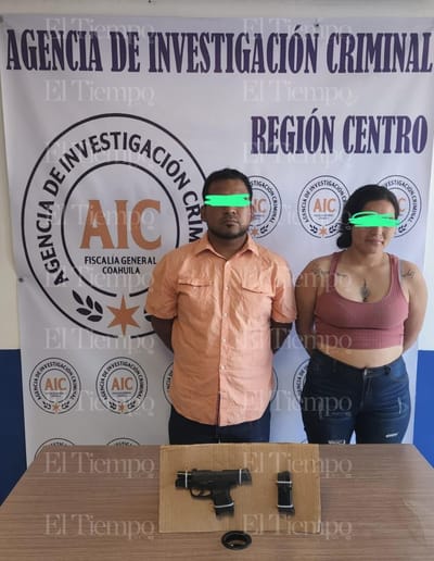 Detienen a pareja armada tras violenta pelea en Monclova
