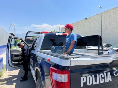 Policía arresta a sospechoso en colonia Guadalupe de Monclova