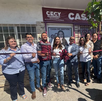Cecilia Guadiana inaugura Casa de Gestión en Matamoros
