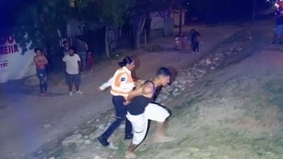 Detienen a sujeto ebrio tras accidentarse en arrancones en Piedras Negras