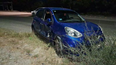 Imprudente cambio de carril provoca accidente en la carretera 30, a la altura de Diana Laura