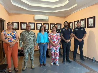 Alcaldesa de Juárez y autoridades refuerzan estrategias de seguridad para garantizar la paz en el municipio