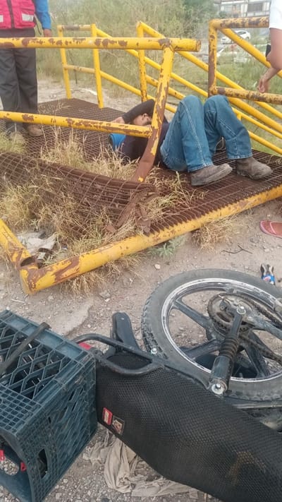Minutos de angustia: su pareja lo salvó tras brutal accidente a falta de cuerpos de rescate en Monclova