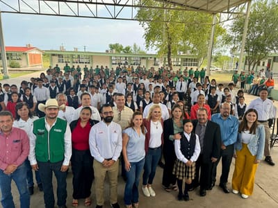 Programa “Escuelas con Agua” beneficia a 2,500 alumnos en seis escuelas de Múzquiz