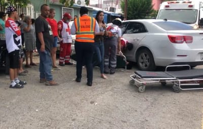Hombre resulta lesionado tras choque por riña de pareja en la Esfuerzo Nacional   