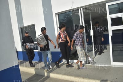 Caen con cuchillo, droga y cobre en patrullaje de la Policía Municipal en Monclova