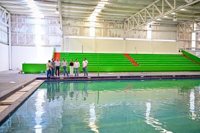 Rehabilitan alberca municipal Nora Leticia Rocha para cursos y eventos deportivos