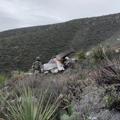 Accidente aéreo moviliza a autoridades estatales y federales
