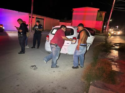 De la jarra al hospital: choca ebrio en la Del Río