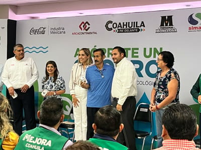Entregan 5 mil regaderas ecológicas en Monclova para fomentar el ahorro de agua