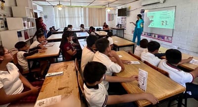 Promueven hábitos de salud en primaria de la colonia Esfuerzo Nacional