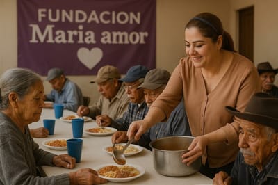 Fundación María Amor en Sabinas ofrece alimento, apoyo emocional y dignidad a grupos vulnerables diariamente