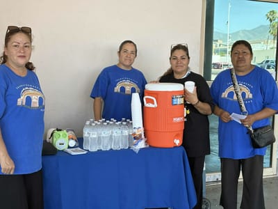 Creyentes de Cristo Vive brindan alimentos a familias en el HG