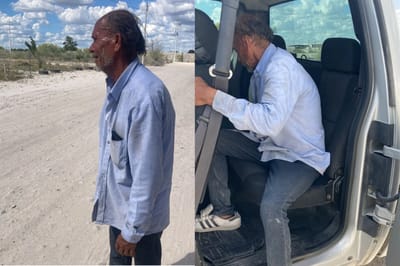 Vecinos del fraccionamiento San Carlos auxilian a persona desorientada en Piedras Negras
