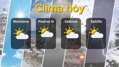Clima en Coahuila: máximas de hasta 39 °C y probabilidad de lluvia 