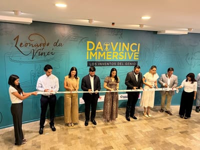 Da Vinci Immersive llega a Monclova: arte, ciencia y tecnología al alcance de todos
