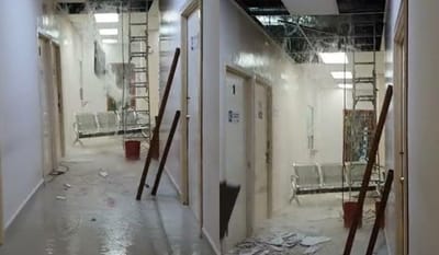Hospital General de Piedras Negras sigue evaluando daños en equipos médicos tras inundación por fuga de agua
