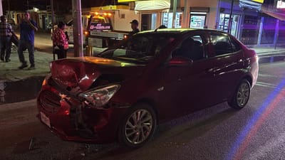 Conductora distraída ocasiona choque sobre el Bulevar San José de Monclova