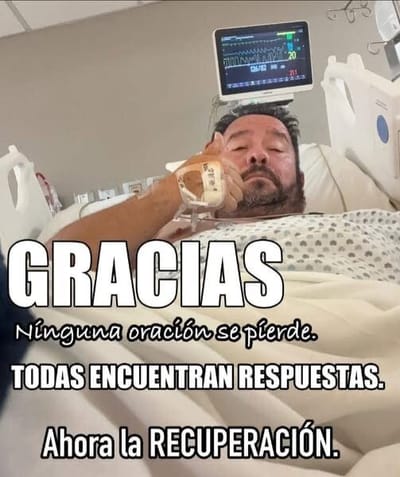 Padre Feliciano recibe alta tras procedimiento de cateterismo