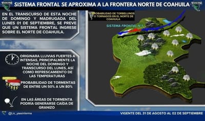 Piedras Negras se prepara para el primer frente frío