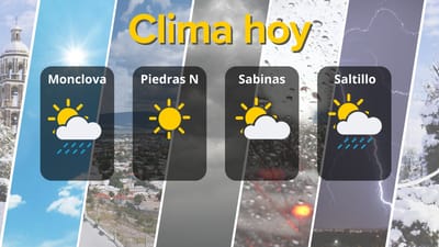 Clima en Coahuila: entre lluvias débiles y cielos soleados 
