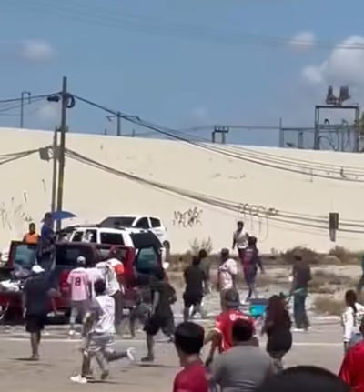 Batalla campal en la Colonia Azteca por inconformidad con arbitraje