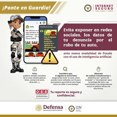 Guardia Nacional detecta nueva modalidad de fraude con IA