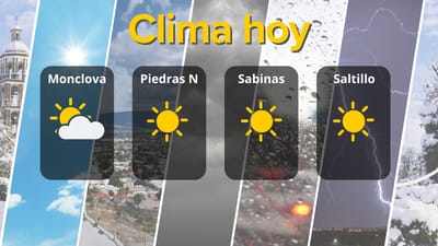 Clima en Coahuila hoy: calor en el norte y ambiente fresco en Saltillo