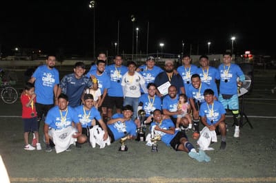 CAS FC Campeón de la Dominical A Tras Vencer 3-1 a Halcones