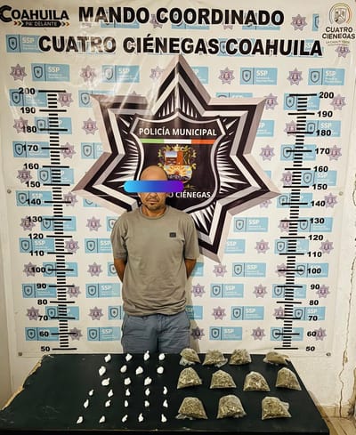 Detienen a “La Gata” por posesión de narcóticos en Cuatro Ciénegas