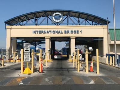 Reconfigura carriles del Puente Internacional Uno para agilizar cruces hacia México