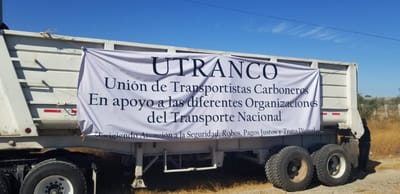 Transportistas de la región participaron en manifestación nacional por mayor seguridad en carreteras