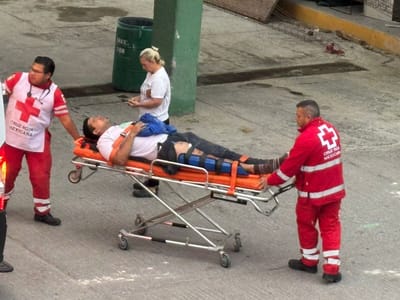 Motociclista terminó hospitalizado tras ser arrollado en Monclova 
