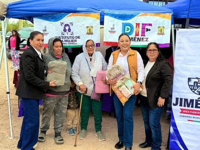 Jornada municipal lleva múltiples atenciones a familias del Ejido Santa María