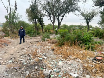 Movilización policiaca en la colonia Santa Bárbara por presuntos disparos