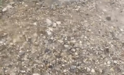 Fuerte desperdicio de agua frente al Hospital Chavarría