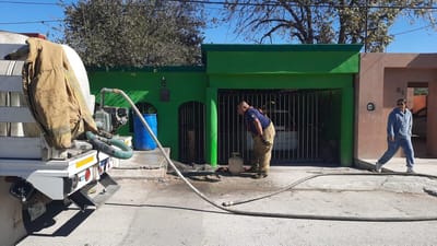 Se incendia tanque de gas en la colonia 5 de Abril