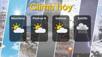 Clima en Coahuila: nubes, claros y viento moderado